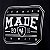 Camiseta Estampada Masculina Made in Mato Silver Badge Preta - Imagem 3