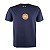 Camiseta Estampada Masculina Made in Mato Badge Marinho - Imagem 1