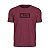 Camiseta Estampada Masculina Made in Mato Frame Bordô - Imagem 1