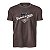 Camiseta Estampada Masculina Made in Mato Stone Marrom - Imagem 1