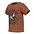 Camiseta Estampada Infantil Galo Globo Marrom - Imagem 2
