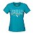 Camiseta Estampada Feminina Made in Mato Rubrica Azul - Imagem 1