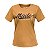 Camiseta Estampada Feminina Made in Mato Postal Mostarda - Imagem 1