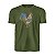 Camiseta Estampada Masculina Made in Mato Galo Musgo - Imagem 1