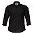 Camisa Masculina Lisa Manga Longa Made in Mato Preta - Imagem 1