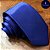 Gravata semi Slim 7cm Azul Feita no Brasil Cetim / Oxford - Imagem 9