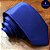 Gravata Semi-Slim 7.5cm Azul Royal Acetinado Feito no Brasil - Imagem 5