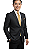 Terno Preto masculino Slim Microfibra Corte italiano T&C - Imagem 2