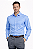 Camisa Masculina Social Azul Claro Manga Longa Diament - Imagem 1