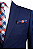 Terno masculino Slim Microfibra Azul Marinho Corte italiano T&C - Imagem 3