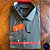 Camisa Masculina Social Cinza Slim Fit Manga Longa - Imagem 3
