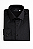 Camisa Social Preta Masculina T&C 100% Algodão Fustão Manga Longa - Imagem 2