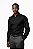 Camisa Social Preta Masculina T&C 100% Algodão Fustão Manga Longa - Imagem 1