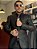 Terno Slim Masculino Preto Poliviscose Encerado T&C C. Italiano - Imagem 3