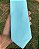 Gravata Slim Azul Serenity Lisa Trabalhada p/ Casamentos e eventos - Imagem 3