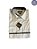 Camisa Masculina Social Bege Creme Manga Longa Diament - Imagem 2