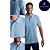 Camisa Pólo Azul Claro Piquet Premium 100% Algodão - Imagem 2