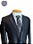 Terno Slim Masculino Preto Encerado PV T&C C. Italiano - Imagem 2