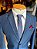 Terno Slim Masculino Azul Melange Corte Italiano Slim T&C - Imagem 3