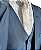 Terno Slim Masculino Azul Escuro com Colete Corte Italiano T&C - Imagem 4