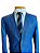 Terno Slim Masculino Azul Boss Corte Italiano Slim T&C - Imagem 3