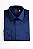 Camisa Social Azul Marinho Premium T&C 100% Algodão Fustão - Imagem 2