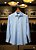 Camisa Social Azul Claro Slim T&C 100% Algodão Fustão CSFPDZLMRN - Imagem 3