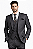 Terno Grafite Slim com Colete Ties & Company – Elegância Estruturada e Presença Executiva - Imagem 1