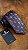 Gravata Elegante Paisley Roxo com detalhes Prateados - Imagem 2