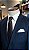 Terno Poliviscose Azul Marinho Slim Fit- Elegancia Estrategica para Executivos - Imagem 3