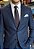 Terno Poliviscose Azul Marinho Slim Fit- Elegancia Estrategica para Executivos - Imagem 2