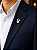 Broche de Luxo Crown & Glasses Design Pin - Imagem 2