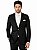 Terno Preto Poliviscose Slim Fit – Elegância Executiva e Conforto Premium - Imagem 1