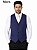 Colete Social Azul Marinho Slim Fit – Elegância Executiva Premium - Imagem 1