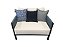 Conjunto Sofá 3 lugares e 2 poltronas em corda náutica slim Torino - Imagem 3