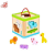 Cubo para Encaixe em Madeiras Animais - Tooky Toy - Imagem 1