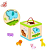 Cubo para Encaixe em Madeiras Animais - Tooky Toy - Imagem 2