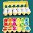 Caixa de Ovos de Encaixar Números e Cores - Caixa com 12 unidades - Imagem 1