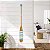 Remo Decorativo Azul claro listrado 130cm Decoração Náutica Praia - Imagem 1