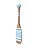 Remo Decorativo Azul claro listrado 55 cm Decoração Náutica Praia - Imagem 3
