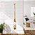 Remo Decorativo Bege 130 cm Decoração de Parede em madeira para Casa de Praia e Náutica - Imagem 1