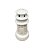Farol Porta Velas Decorativo Branco Grande em Cerâmica - Imagem 4