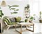 Kit 4 Peixes Verdes de Parede Decoração em Madeira - Imagem 1