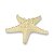Estrela De Mesa Bege em Resina 21 Cm - Imagem 1