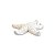 Estrela Decorativa De Mesa  Branca em Resina 11 Cm - Imagem 2