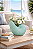 Vaso Decorativo Concha Verde em Cerâmica - Imagem 1