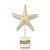 Enfeite Pedestal Estrela Bege 30cm - Imagem 2