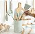 Jogo de Cozinha Verde Kit C/12 Peças de Silicone, Utensílios e Copo Suporte para Cozinha Cabo de Madeira - Imagem 1