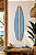 Prancha Náutica Azul Pastel 100cm Decoração de Parede em Madeira - Imagem 1