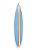 Prancha Náutica Azul Pastel 100cm Decoração de Parede em Madeira - Imagem 3